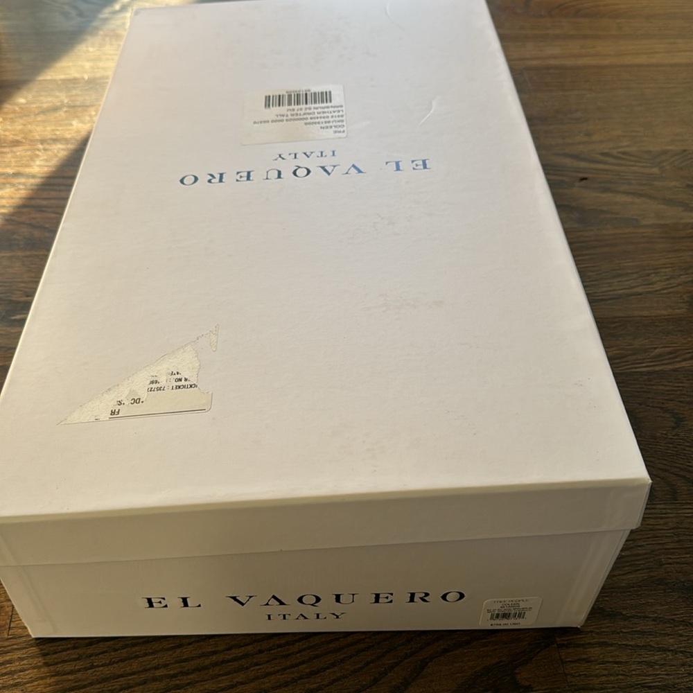 EL VAQUERO chestnut 🤎 BNIB Moccasin Boots Size 37 - Picture 12 of 16